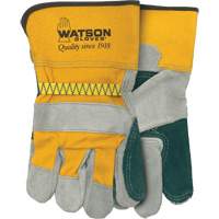 Gants d'ajusteur Mad Dog, Taille unique, Paume en Cuir de vache refendu Trail Hammer and Bolt