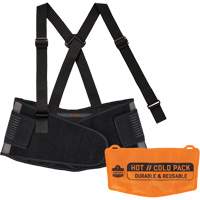 Proflex 1675 Back Support Brace with Cooling/Warming Pack, Spandex, X-Small Trail Hammer and Bolt