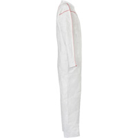 SFR Coveralls with Collar, Medium, White, Tyvek&reg; 400 Trail Hammer and Bolt