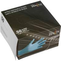 Emballages de gants jetables pour machine distributrice, Moyen, Nitrile, 4,5 mils, Sans poudre, Bleu, Classe 2 Trail Hammer and Bolt