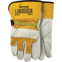 Gants Longhorn, Grand, Paume en Cuir fleur de vache Trail Hammer and Bolt