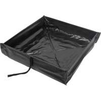 Collapsible Roll-Up Spill Berm, 15 US gal. Capacity, 2' W x 2' L x 6" H Trail Hammer and Bolt
