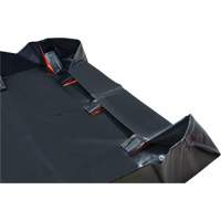 IBX Wall Pop-Up Berm, 1077 US gal. Capacity, 12' W x 12' L x 12" H, Snap-Up Bracket Trail Hammer and Bolt