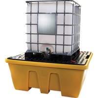 IBC Spill Pallet, 333 US gal. Spill Capacity, 66" x 66" x 27.5" Trail Hammer and Bolt