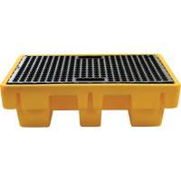 2-Drum Spill Pallet, 61 US gal. Spill Capacity, 51.5" x 36" x 15" Trail Hammer and Bolt