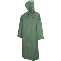 Manteau long avec capuchon d&eacute;tachable Hurricane 851, Petit, Vert Trail Hammer and Bolt