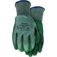 Gants 351 Stealth Frontier, Taille Petit, Calibre 13, Rev&ecirc;tement PVC/Latex de caoutchouc, Enveloppe en PEHP/Polyester, ASTM ANSI niveau A5 Trail Hammer and Bolt