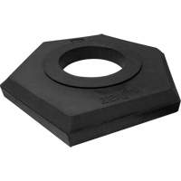 Base de canaliseur en caoutchouc, 15 lb Trail Hammer and Bolt