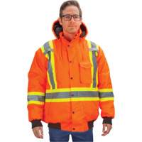 Parka d'hiver imperm&eacute;able 7-en-1, Orange haute visibilit&eacute;, Grand Trail Hammer and Bolt