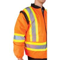 Parka d'hiver imperm&eacute;able 7-en-1, Orange haute visibilit&eacute;, Grand Trail Hammer and Bolt