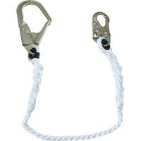LAN-1242-4 5/8" Restraint Rope Lanyard, 1 Legs, 4', CSA Class A Trail Hammer and Bolt