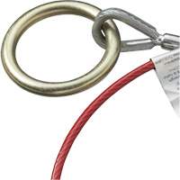 AS-21210-6 6' Cable Anchor with Snap Hook & O-Ring, Sling, Temporary Use Trail Hammer and Bolt