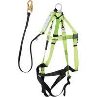 FBH-10000A5440-4 4' Class A Harness & Lanyard with 220 lbs. Capacity, Harness/Lanyard Combo Trail Hammer and Bolt