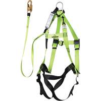 FBH-10000A6440-4 4' Class A Harness & Lanyard with 350 lbs. Capacity, Harness/Lanyard Combo Trail Hammer and Bolt