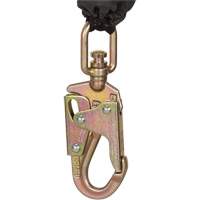 SRL-73302-10LE Self-Retracting Lifeline, 10', Galvanized Steel, Swivel Trail Hammer and Bolt