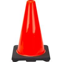 Premium Traffic Cone, 12", Orange Trail Hammer and Bolt