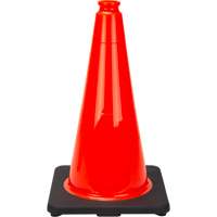 Premium Traffic Cone, 18", Orange Trail Hammer and Bolt