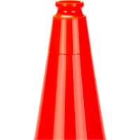 Premium Traffic Cone, 18", Orange Trail Hammer and Bolt