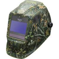 VIKING 2450 ADV Series White Tail Camo&reg; Helmet, 3.82" L x 2.44" W View Area, 5 - 13 Shade Range Trail Hammer and Bolt