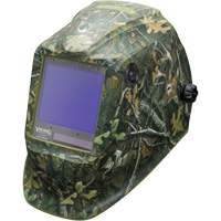 VIKING 3350 White Tail Camo Welding Helmet, 3.74" L x 3.34" W View Area, 5 - 13 Shade Range Trail Hammer and Bolt