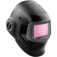 Speedglas G5-03 Pro Black Fixed Front Welding Helmet, 2.8" L x 4.3" W View Area, 2.5/5/8-13 Shade Range, Black Trail Hammer and Bolt