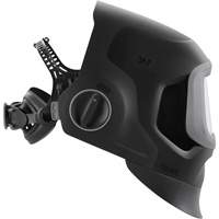 Speedglas G5-03 Pro Black Fixed Front Welding Helmet, 2.8" L x 4.3" W View Area, 2.5/5/8-13 Shade Range, Black Trail Hammer and Bolt