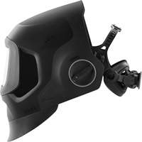 Speedglas G5-03 Pro Black Fixed Front Welding Helmet, 2.8" L x 4.3" W View Area, 2.5/5/8-13 Shade Range, Black Trail Hammer and Bolt