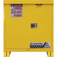 Outdoor Flammable Storage Cabinet, 30 gal., 2 Door, 43" W x 44" H x 18" D Trail Hammer and Bolt