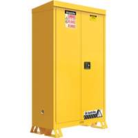 Outdoor Flammable Storage Cabinet, 45 gal., 2 Door, 43" W x 65" H x 18" D Trail Hammer and Bolt