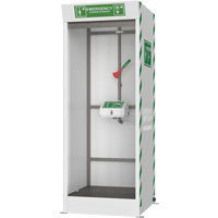 Emergency Cubicle Shower & Covered Eye & Face Wash Trail Hammer and Bolt