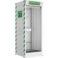 Emergency Cubicle Shower & Covered Eye & Face Wash Trail Hammer and Bolt