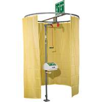 Pipe Mounted Safety Shower Modesty Curtain Trail Hammer and Bolt