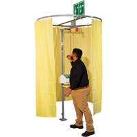Pipe Mounted Safety Shower Modesty Curtain Trail Hammer and Bolt