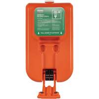 Poste de douche oculaire portable autonome, Aliment&eacute; par gravit&eacute;, Capacit&eacute; 10 gal., Conformit&eacute; ANSI Z358.1 Trail Hammer and Bolt