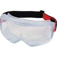 GoggleGear 3000 Series Protective Goggles, Clear Lens, Anti-Fog/Anti-Scratch, Indirect Vent Trail Hammer and Bolt