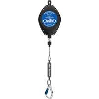 Self-Retracting Lifeline, 50', Galvanized Steel, Swivel Trail Hammer and Bolt