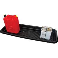 Plateau pour les d&eacute;versements, 12" lo x 48" la x 4,5" h, Cap. de d&eacute;versement 12 gal. US Trail Hammer and Bolt