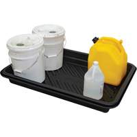Plateau pour les d&eacute;versements, 24" lo x 36" la x 4,5" h, Cap. de d&eacute;versement 18 gal. US Trail Hammer and Bolt
