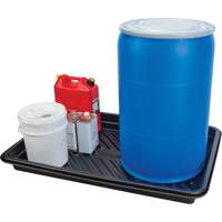 Plateau pour les d&eacute;versements, 30" lo x 48" la x 4,5" h, Cap. de d&eacute;versement 30 gal. US Trail Hammer and Bolt
