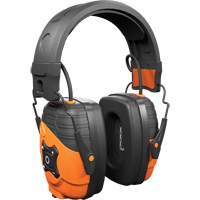 Safety Orange Link 2.0 Bluetooth Earmuffs, Headband Style, 25 dB Trail Hammer and Bolt