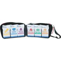 Emergency Response First Aid Kit, Nylon Bag Trail Hammer and Bolt