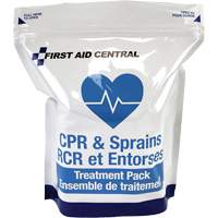 9-Piece CPR & Sprains Refill Pack for Emergency Response First Aid Kit Trail Hammer and Bolt