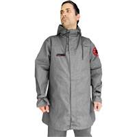 Manteau CoreMAX FR 35" avec capuchon attach&eacute;, Petit, Gris Trail Hammer and Bolt