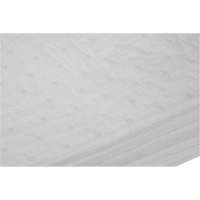 Bonded Sorbent Pad, Oil Only, 15" x 19", 10 gal. Absorbancy Trail Hammer and Bolt