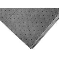 Bonded Sorbent Pads, Universal, 15" x 19", 8 gal. Absorbancy Trail Hammer and Bolt