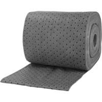 Rouleaux absorbants li&eacute;es, Lourd, 150' lo x 15" la, Absorption 10 gal. Trail Hammer and Bolt