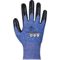 Extreme-Cut Glove, Size 7, 13 Gauge, Foam Nitrile Coated, TenActiv Shell, ASTM ANSI Level A9 Trail Hammer and Bolt