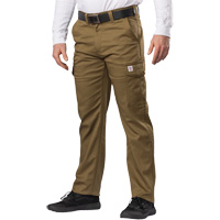 Pantalon cargo Big Flex, Poly-coton/Spandex, Vert olive militaire, Taille 46, Entrejambe 30 Trail Hammer and Bolt