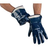 Gants &agrave; poignet de s&eacute;curit&eacute; de poids lourd, 10/T-Grand, R&ecirc;vetement Nitrile, Enveloppe en Coton Trail Hammer and Bolt