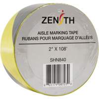 Ruban pour marquage d'all&eacute;es, 2" x 108', PVC, Noir et jaune Trail Hammer and Bolt